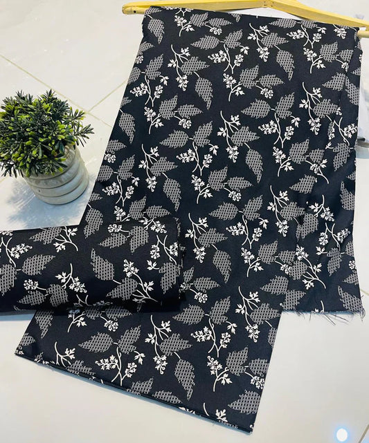 Digital Printed Cotton 2 Piece Unstitched Suit