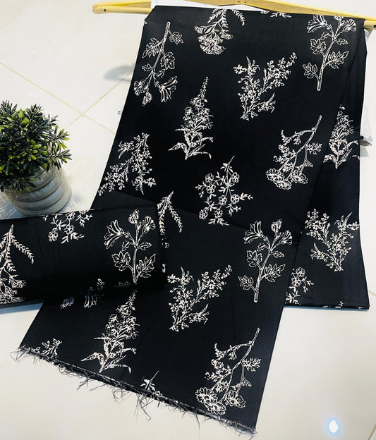 Digital Printed Cotton 2 Piece Unstitched Suit